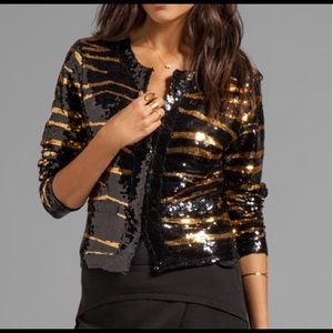 NEW Lovers and Friends Wildcat Sequin Jacket Size XS